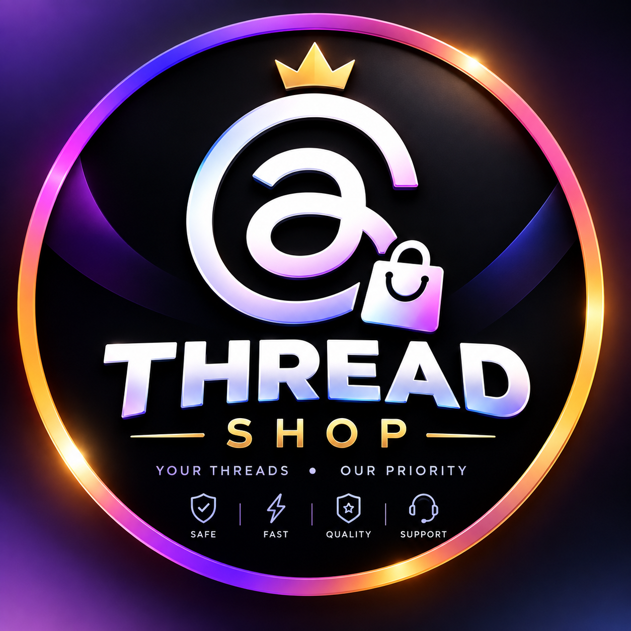 Fresh Thread accounts with 2Fakey enable and profile picture added
