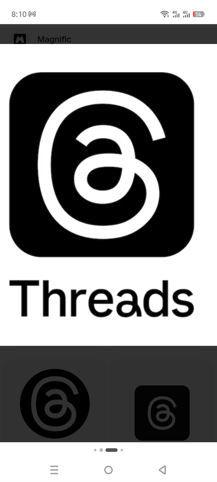 Fresh threads account with 2fa key enable and profile picture added